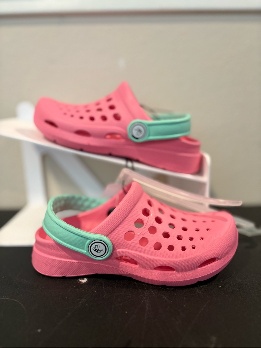 JOYBEES Harper Pink Mint Active Clog Water Shoe Girls Toddler  Size 10/11